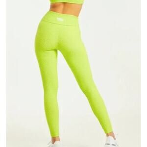 Booty by Brabants Yellow Croco Legging OS